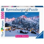 Ravensburger Puzzle Highlights Beautiful Mountains: Oberland Bernes Suiça - 1000 Peças