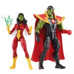 Hasbro Figuras Rainha Skrull e Super Skrull Além da Terra Mais Poderosos os Vingadores Vingadores Marvel 15cm