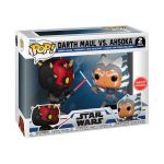 Funko POP! Star Wars - Darth Maul vs Ahsoka (GameStop Sticker Exclusive) #2Pack