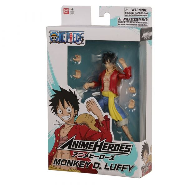 Action Figure Monkey D. Luffy Chapéu Palha One Piece Bandai