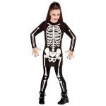 Widmann Fato Esqueleto Vestido Tamanho 5/7 Anos