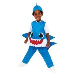 Amscan Fato de Carnaval Baby Shark Azul 2-3 Anos