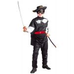 Widmann Fato Zorro Tamanho 5-7 Anos