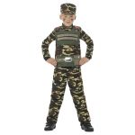 Smiffys Fato Militar Camuflado 10-12 Anos