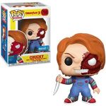 Funko POP! Movies: Child´s Play 3 - Chucky Half Face Battle Damage Exclusive #798
