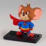 Banpresto Figura Jerry como Superman 100º aniversário Warner Bros Tom e Jerry 6cm