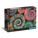 Clementoni Puzzle Compact Colorboom Collection : Curly Tails 500 Peças