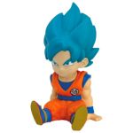 Plastoy Son Goku Super Saiyan Blue Dragon Ball Super Cofrinho Figura 15cm