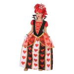 Atosa Queen Hearts Children Custom Colorido 5-6 Anos