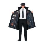 Viving Costumes Mafious Cook And Hat Disfarce Castanho M