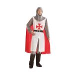 Viving Costumes Medieval Knight With Capa Disfarce Homem Vermelho S