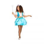 Viving Costumes Magic Princess Two In One Transformable Dress And Corpiño Disfarce Junior Azul 10-12 Anos