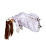 Viving Costumes Girl Levitating With Light And Movement 65x32x14 cm Roxo