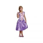 Liragram Disney Princess Rapunzel Classic Girl Disfarce Roxo 5-6 Anos