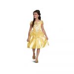 Liragram Disney Bella Classic Princess Disfarce Junior Amarelo 3-4 Anos