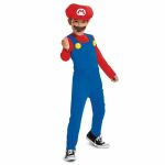 Liragram Nintendo Super Mario De Luxury Disfarce Junior Azul 3-4 Anos