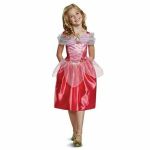 Liragram Disney Princess Aurora Classic Girl Disfarce Rosa 5-6 Anos