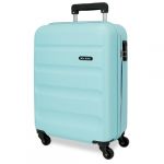Roll Road Trolley de Viagem Azul Ciano 55cm
