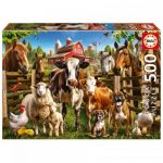 Educa Puzzle 500 Peças Os traquinas da quinta 19905