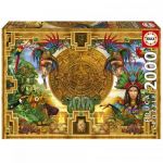 Puzzle 2000 Peças Montagem Asteca Maia - 19565