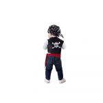 Creaciones Llopis Colete De Lenço Pirata Fantasia De Bebê Couro 12 Meses Multicolor
