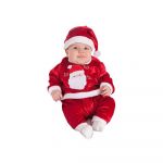 Creaciones Llopis Fato De Bebé Pai Natal Ho-ho 0-6 Meses Multicolor