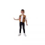 Creaciones Llopis Fantasia De Criança Com Colete Hippie E Símbolo De Paz 7-9 Anos Multicolor