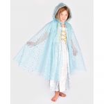 Den Goda Fen Fantasia De Princesa Com Capa Para Criança 3-8 Anos Blue
