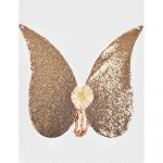 Den Goda Fen Fantasia De Asas De Borboleta Para Criança One Size Gold