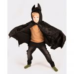 Den Goda Fen Fantasia De Criança Do Cabo Batman 1-4 Anos Black