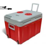Briebe Geleira Eléctrica 40L Refrigerador Eléctrico Portátil 12V / 220 240V Vermelho 58 W CF1155RED