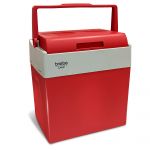Briebe Geleira Eléctrica 28L Refrigerador Eléctrico Portátil 12V / 220 240V Vermelho 55W CF1153RED