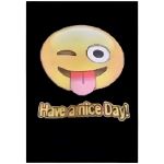 Casa de Praia Toalha de Praia Microfibra Smile "Have a Nice Day" 180 x 100 cm