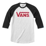 Vans T-shirt Classic Raglan White / Black - V2QQYB2