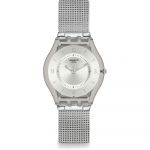 Swatch Relógio Metal Knit Plastic / Resin Silver - SFM118M