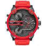 Diesel Relógio Mr. Daddy 2.0 Colour Coated Stainless Steel Red - DZ7370