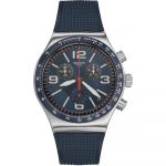 Swatch Relógio Irony Blue Grid Chronograph - YVS454