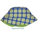 Ecologicalkids Chapéu Reversível Ecológico com Protecção Solar Squared Verde 6-18 Meses
