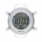 Watx & Colors Mostrador de Relógio M Digital Iris Prateado - RWA1128
