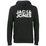 Jack & Jones Hoodie Jjecorp Logo - 12152840-BLACK-REG-LARGE