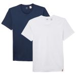 Levi's Lote de 2 T-shirts Slim Gola Redonda Marinho + Branco XS - 350154766
