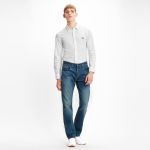Levi's Camisa Slim em Poeplina Housemark Branco - 350174105