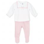 Blusa com manga + Calça Pink 3 meses - CALAMARO_17472_269