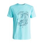 Quiksilver T-Shirt Island Pleasures Azul Claro L EQYZT03657 - EQYZT03657 BGV0-L