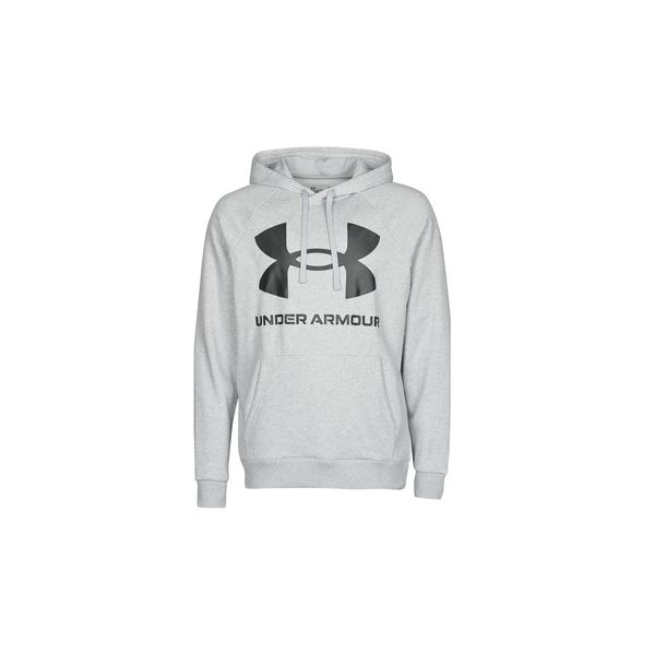 Homens Hoodie Under Armour Rival Fleece Big Logo Branco / M