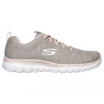 Skechers Sapatilhas Graceful Twisted Fortune Natural/Coral 39 - 12614/NTCL-39