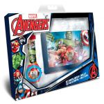 Marvel Conjunto Relógio Digital + Carteira Avengers