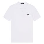 Fred Perry T-Shirt M6000 Polo White/Navy XL - M6000-100-XL