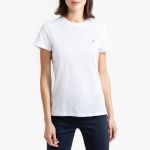 Tommy Hilfiger T-Shirt Gola Redonda e Mangas Curtas Branco S