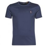Polo Ralph Lauren T-shirt T-SHIRT AJUSTE COL ROND EN PIMA COTON LOGO PONY PLAYER MULTICOLO Azul XL - 710740727003-XL
